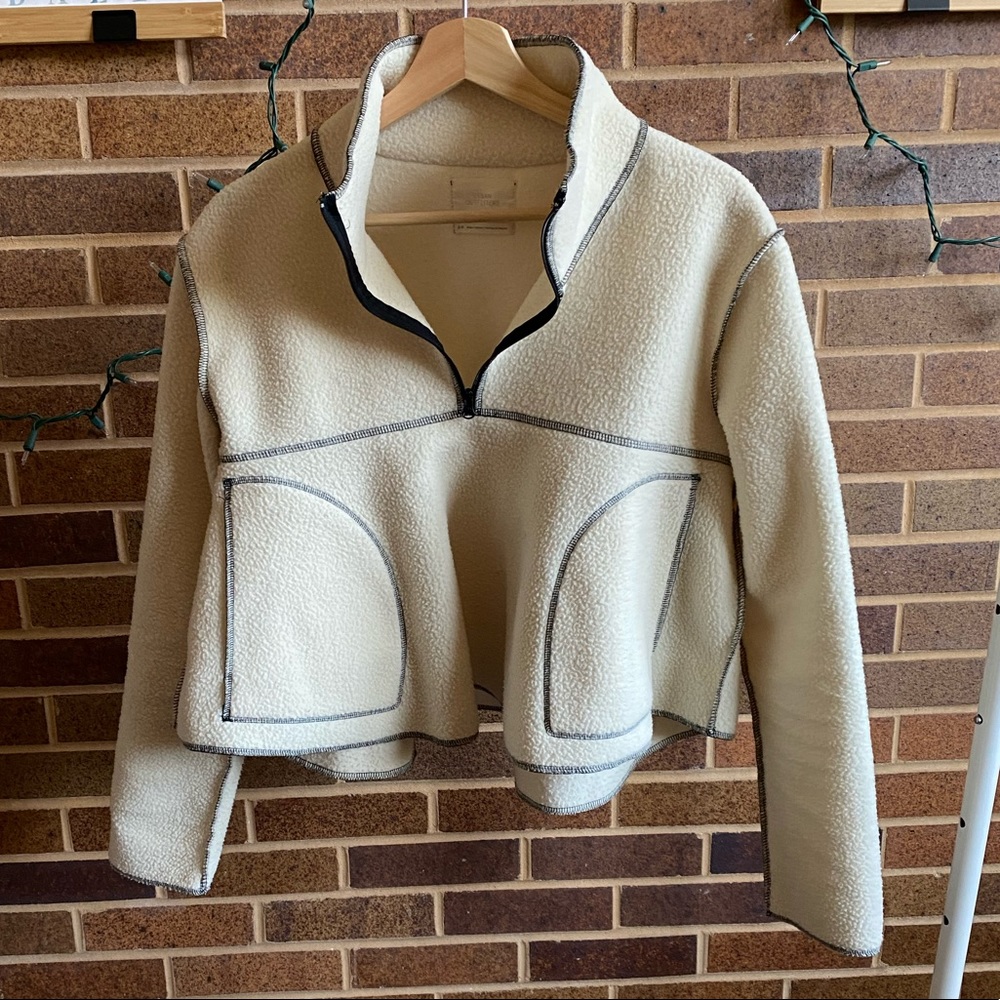 Urban Outfitters fleece quarter zip